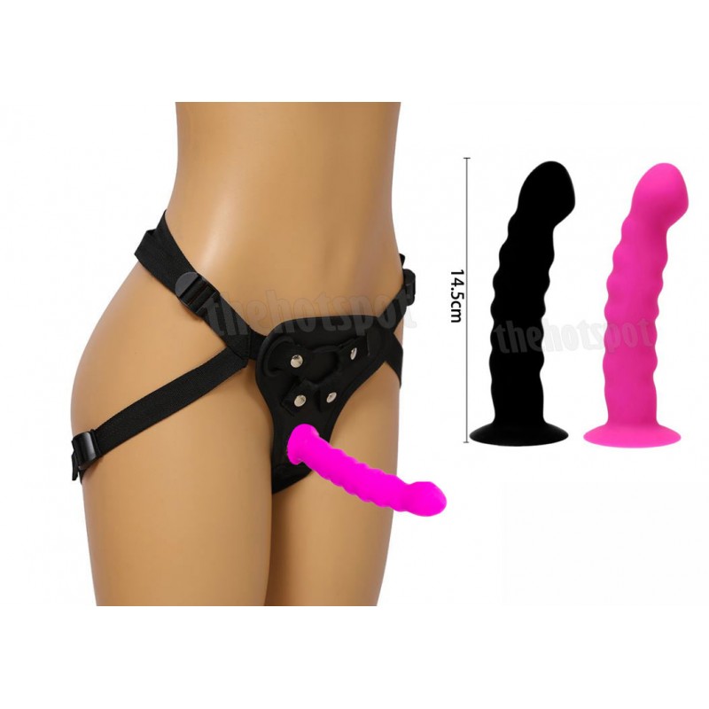 5 Inch Harness Strap On Dildo